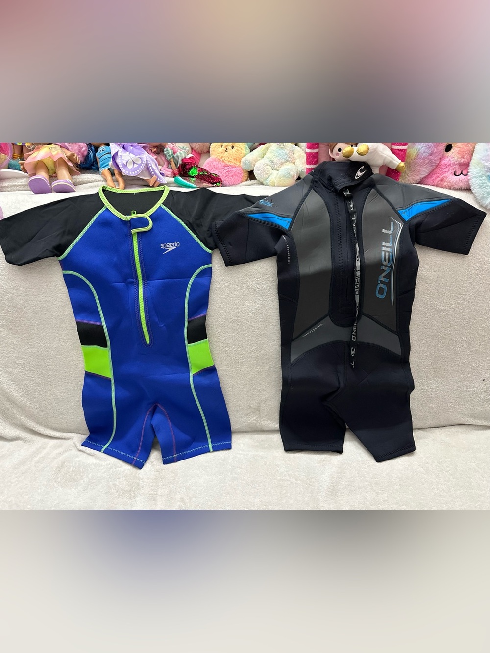 Lot Boys Thermal swimsuits Size 7/8 Years O'Neill , Speedo Excellent Condition